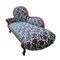 Chaise longue vittoriana con rivestimento nuovo, Immagine 3