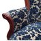 Chaise Longue Victorienne en Tissu d'Ameublement Neuf 8