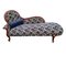 Chaise longue victoriana con tapicería nueva, Imagen 1