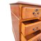 Reproduction Edwardian Leather Top Pedestal Desk 9