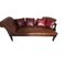 Chaise longue eduardiana de cuero, Imagen 1