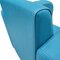 Art Deco Reception Lounge Chair in Teal 7