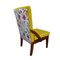 Sillón con tapicería en amarillo vibrante, años 50, Imagen 4