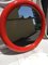Danish Style Lacquered Wood Mirror, 1970s 4