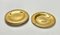 Mid-Century Italian Round Brass Dinner Plates, 1970s, Set of 6, Image 2