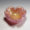 Vintage Murano Art Glass Bowl with Gold Foil, Italy, 1950s, Image 2