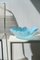 Aqua Blue Alabastro Murano Glass Shell Bowl 1