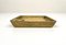 Square Solid Brass Ashtrays, Italy, 1960s, Set of 2 14