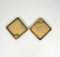 Square Solid Brass Ashtrays, Italy, 1960s, Set of 2, Image 10