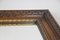 Antique Oak Wall Mirror with Twisted Golden Bar, Austria, 1890s 11