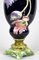 Jugendstil Majolica Vase mit Blumenmuster, Frankreich, 1900er 4