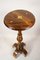 Nutwood Pedestal with Marquetry Top, France, 1880s 9