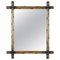 Rustic Black Forest Wall Mirror Light Brown, Austria,1890, Image 1