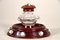Art Nouveau Wooden Inkwell with Porcelain Knobs, Austria, 1900s, Image 4