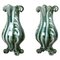 Art Nouveau Glazed Ceramic Vases, France, 1900s, Set of 2 1