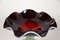 Murano Glass Centerpiece with Dark Red Bowl, Italy, 1970s 10