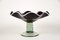 Murano Glass Centerpiece with Dark Red Bowl, Italy, 1970s, Image 2