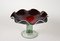 Murano Glass Centerpiece with Dark Red Bowl, Italy, 1970s, Image 8