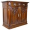 Baroque Revival Cabinet with Nut Wood Carvings, Austria, 1880s, Image 1