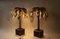 Tischlampen aus Messing in Palmen von Maison Jansen, Frankreich, 1970er, 2er Set 4