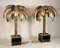 Brass Palm Tree Table Lamps from Maison Jansen, France, 1970s, Set of 2 15