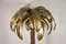 Französische Palm Tree Stehlampe aus Messing von MJ, 1970er 5