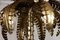 French Palm Tree Floor Lamp in Brass from M.J, 1970s 10