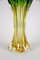 Mid-Century Italian Vase in Green Yellow Murano Glass, 1960 4