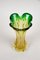 Mid-Century Italian Vase in Green Yellow Murano Glass, 1960 11