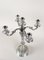 Candelabri antichi a cinque braccia in argento, Austria, 1860, set di 2, Immagine 15