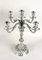 Antique Austrian 5-Arm Candelabras in Silver, 1860, Set of 2 4