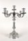 Antique Austrian 5-Arm Candelabras in Silver, 1860, Set of 2, Image 6