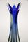 Italian Vase in Grey and Vintage Blue Murano Glass, 1970s 11