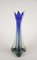Italian Vase in Grey and Vintage Blue Murano Glass, 1970s 18