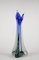 Italian Vase in Grey and Vintage Blue Murano Glass, 1970s 9