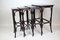 Art Nouveau Austrian Nesting Tables in Bentwood by Thonet, 1905, Set of 4 7