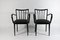 Mid-Century Austrian Chairs with Burned Surface, 1950, Set of 2 4