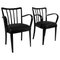 Mid-Century Austrian Chairs with Burned Surface, 1950, Set of 2, Image 1
