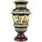 Jugendstil Amphora Vase aus Majolika von Wilhelm Schiller & Son, 1900 1