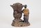 Vaso scultoreo con cornice in maiolica di J. Maresch, Austria, 1880, Immagine 8
