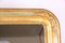 Austrian Gilt Biedermeier Wall Mirror with Silver Plated Rods, 1840, Image 4