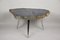 Petrified Wood Coffee Table with Stainless Steel Feet, Image 8