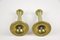 Antique Austrian Biedermeier Candlesticks in Brass, 1830, Set of 2, Image 7