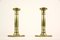 Antique Austrian Biedermeier Candlesticks in Brass, 1830, Set of 2 9