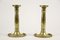 Antike österreichische Biedermeier Kerzenständer aus Messing, 1830, 2er Set 3