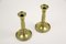 Antique Austrian Biedermeier Candlesticks in Brass, 1830, Set of 2, Image 2