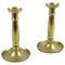 Antique Austrian Biedermeier Candlesticks in Brass, 1830, Set of 2 1