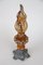 Escultura de antorcha austriaca tallada a mano en madera con llama, 1880, Imagen 6