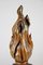 Escultura de antorcha austriaca tallada a mano en madera con llama, 1880, Imagen 10