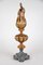 Escultura de antorcha austriaca tallada a mano en madera con llama, 1880, Imagen 13